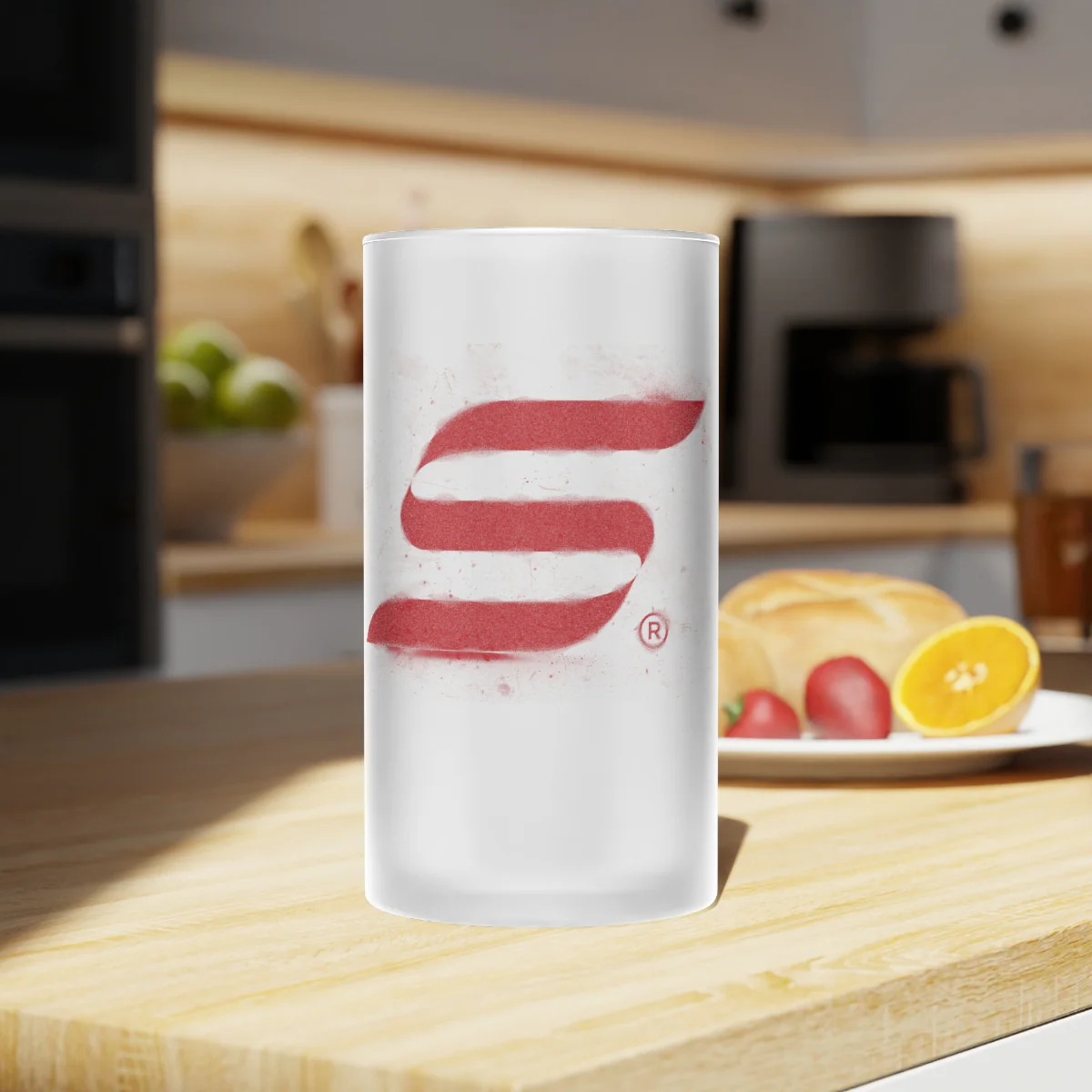 Frosted Glass Beer Mug - Image 8