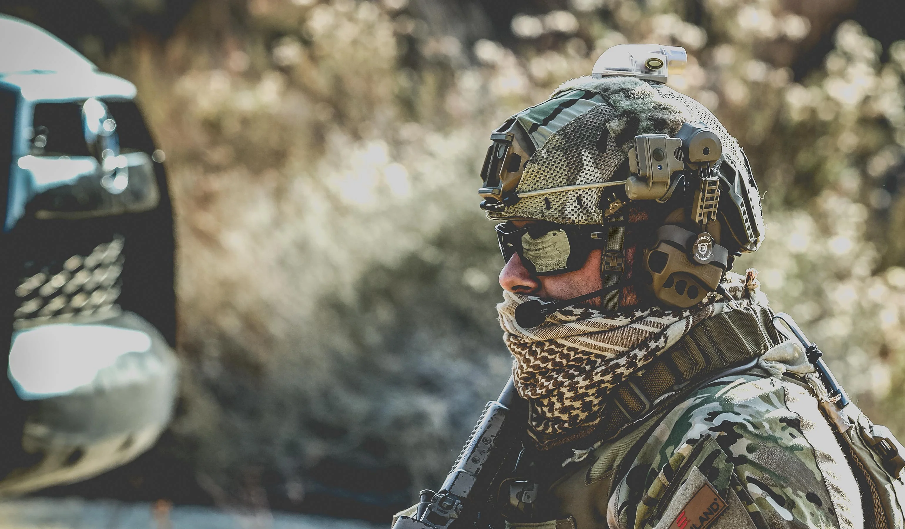 LIBERATOR® V Advanced Dual Comm Headset Only with Hearing Protection - Image 5