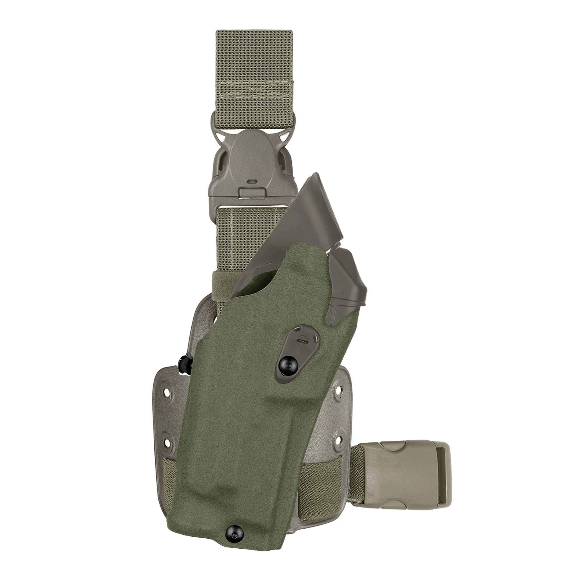 6355RDS-SP10 - ALS® Single Strap Tactical Holster w/ Quick-Release - Image 3