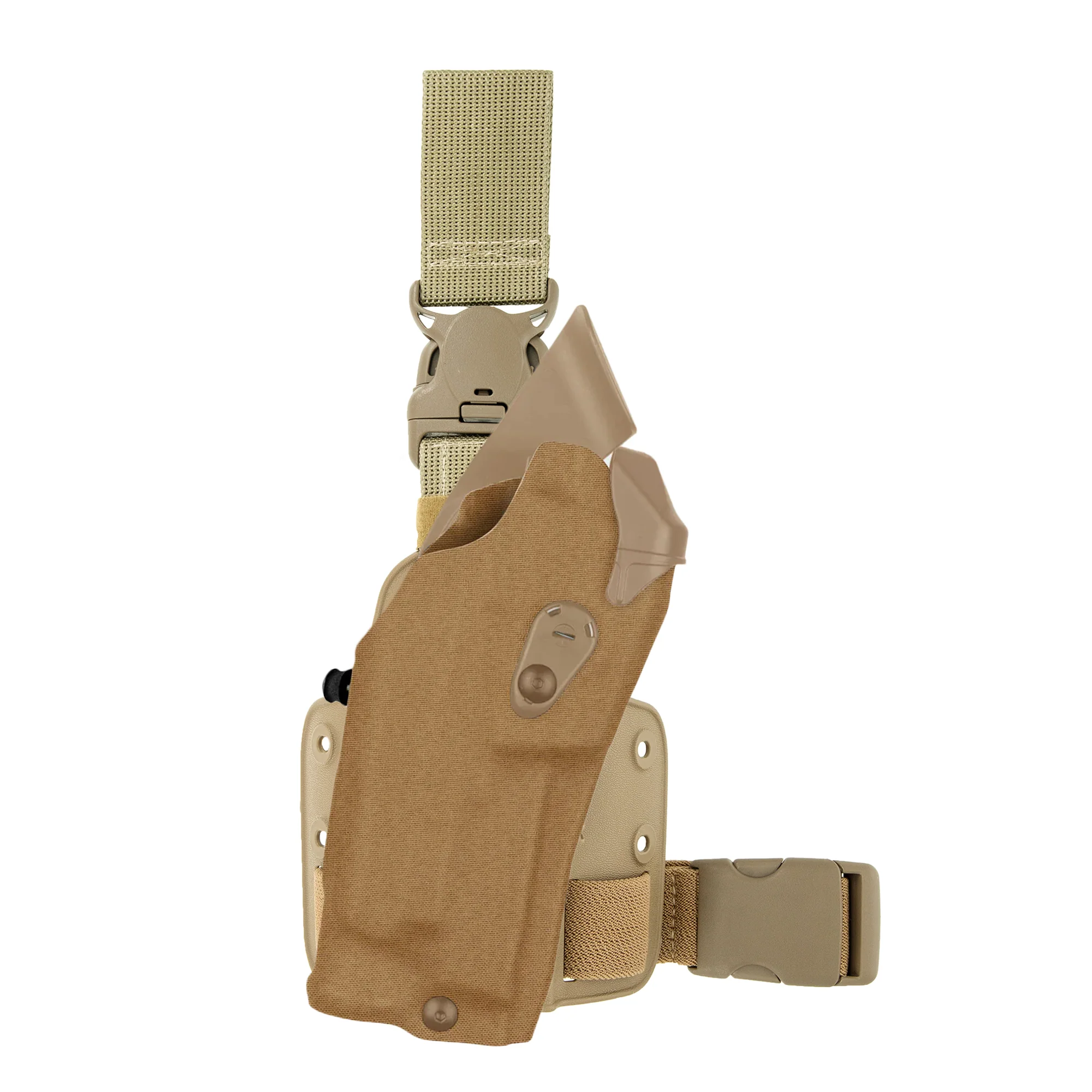 6355RDS-SP10 - ALS® Single Strap Tactical Holster w/ Quick-Release - Image 4