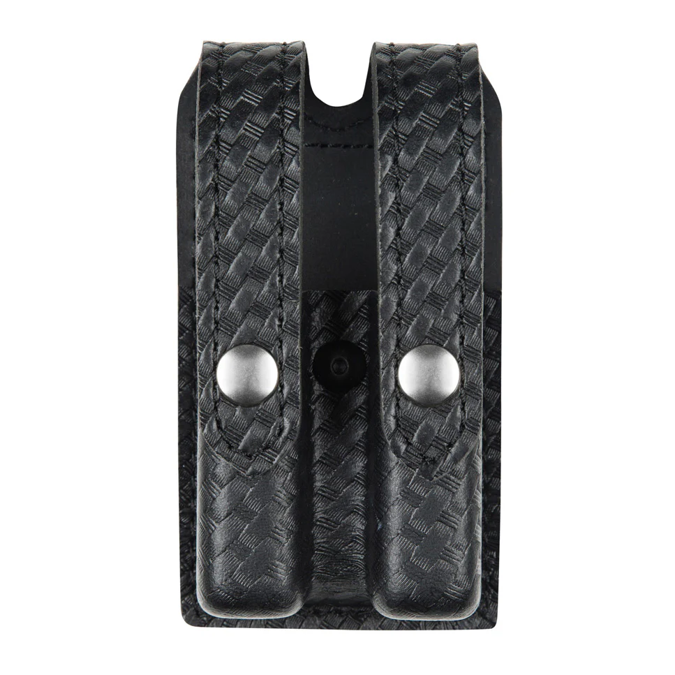 78 - Slimline Double Magazine Pouch - Leather-Look Synthetic - Image 2