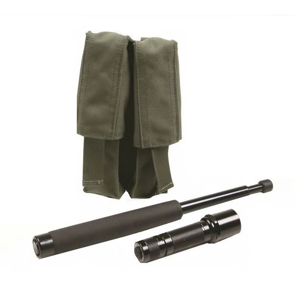 TP14A - Expandable Baton/Flashlight Pouch, Double